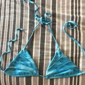 Stone Fox Swim watercolor triangle top